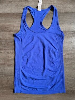 Fabletics Royal Blue Seamless Racerback Tank